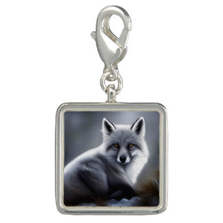 Awesome Silver Fox  Charm