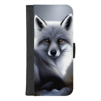 Awesome Silver Fox iPhone 8/7 Plus Wallet Case