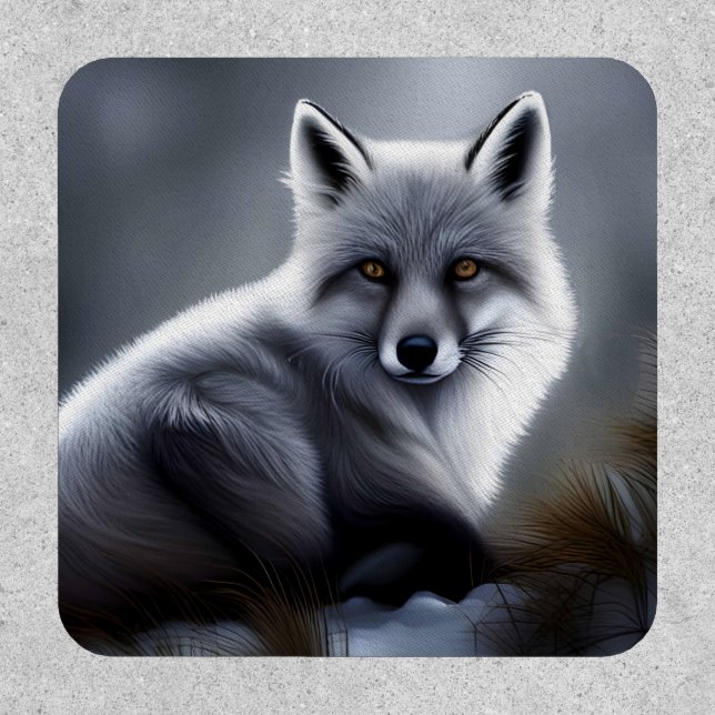 Awesome Silver Fox  Patch (Front)