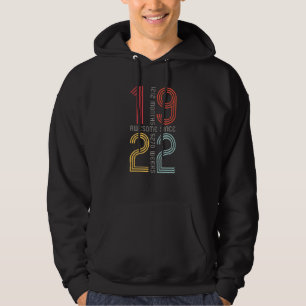 Awesome Since 1922 101th Birthday  101 Years Old R Hoodie
