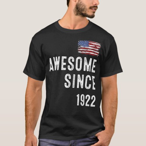 awesome since 1923 100th birthday T_Shirt