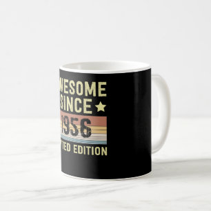 Awesome Since 1956 Retro 66 Years Old Birthday Coffee Mug