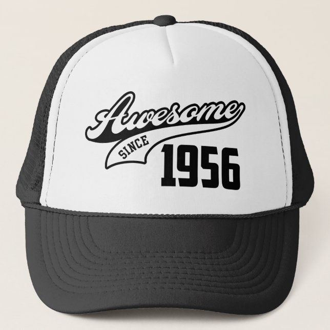 Awesome Since 1956 Trucker Hat (Front)