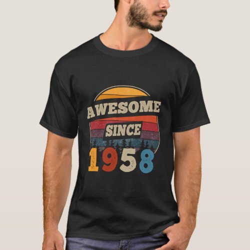 Awesome Since 1958 64Th For 64 T_Shirt