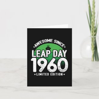 Awesome Since 1960 - Leap Day Leap Year Birthday
