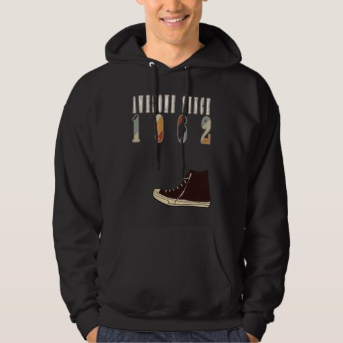 Awesome Since 1962 Vintage Sneaker Specific Date B Hoodie