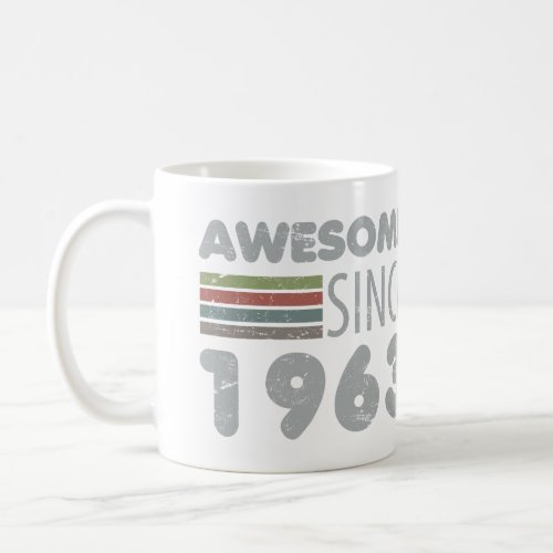 Awesome Since 1963 60th Birthday Coffee Mug