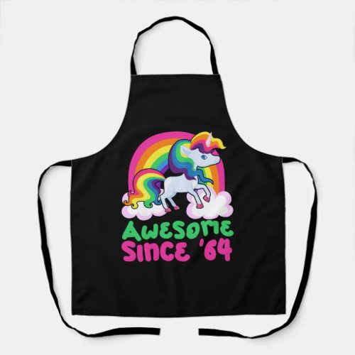 Awesome Since 1964 Unicorn Apron