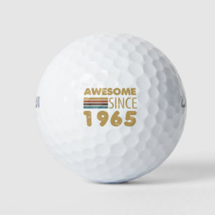 Awesome Since 1965 60th Birthday Golf Balls