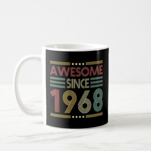 Awesome Since 1968 54th Birthday Retro Vintage 54  Coffee Mug