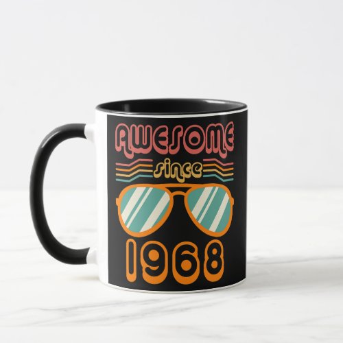 Awesome since 1968 Funny Birthday Gift  Mug