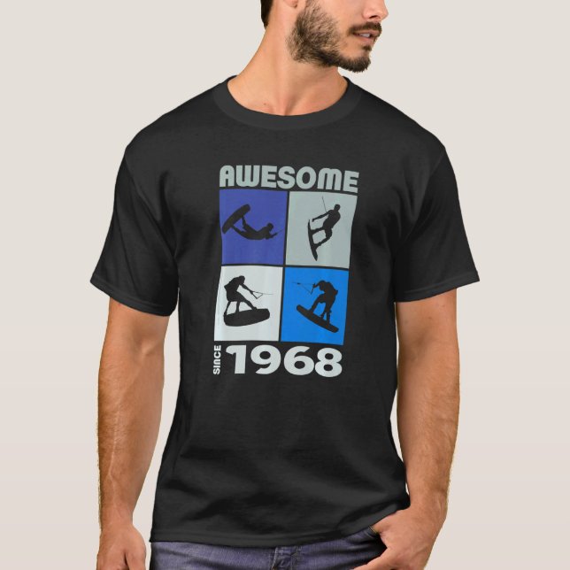 Awesome since 1968 Wakeboard lifestyle  1 T-Shirt (Front)