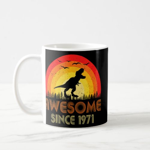 Awesome Since 1971 Retro 51st Birthday Vintage 51  Coffee Mug