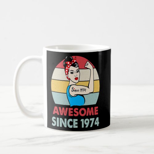 Awesome Since 1974 49 Year Old  49th Birthday  Coffee Mug
