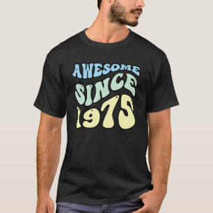 Awesome Since 1975 Vintage Retro Birthday T-Shirt
