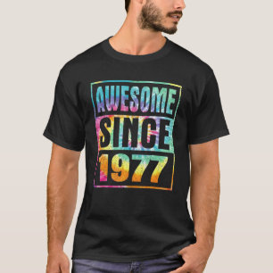 Awesome Since 1977 45 Years Old 45th Birthday Tie  T-Shirt