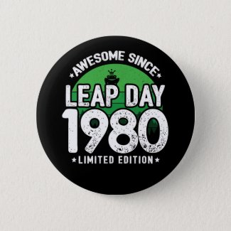 Awesome Since 1980 - Leap Day Leap Year Birthday