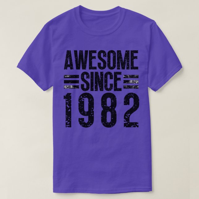 Awesome Since 1982 8 T-Shirt (Design Front)