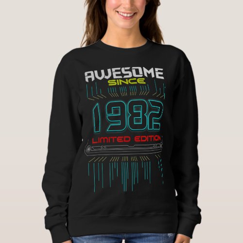 Awesome Since 1982  Made In 1982 Sweatshirt