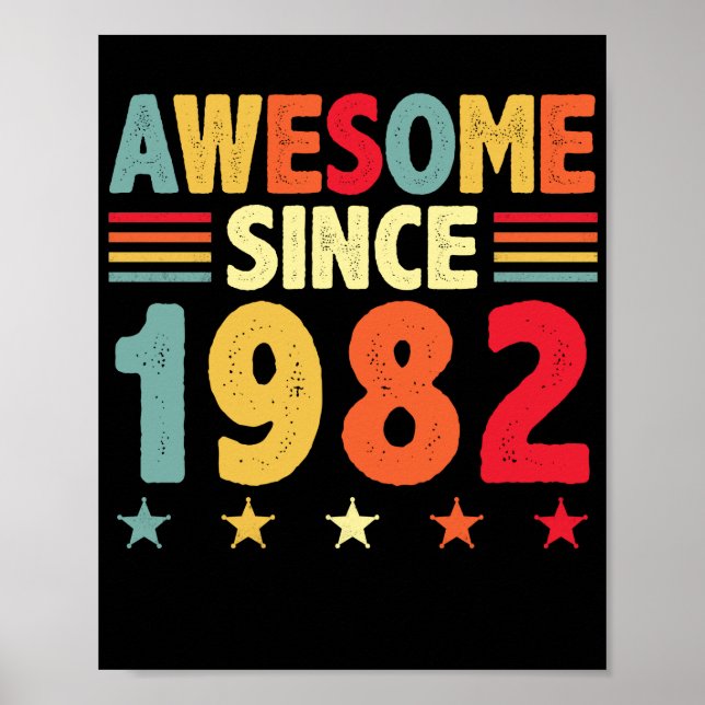 Awesome Since 1982 Poster (Front)