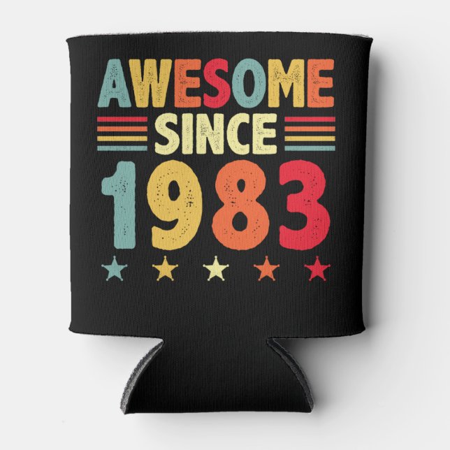 Awesome Since 1983 Can Cooler (Front)