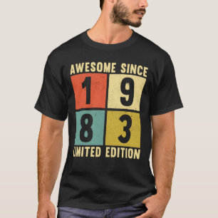 Awesome Since 1983 Limited Edition 41th Birthday T-Shirt