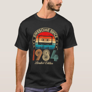 Awesome Since 1984 Classic Birthday 1984 Cassette T-Shirt