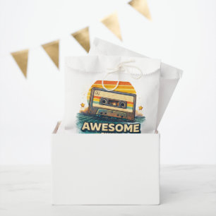 Awesome Since 1984 Retro Cassette Tape Vintage 80s Favor Bag