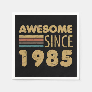 Awesome Since 1985 40th Birthday Napkins