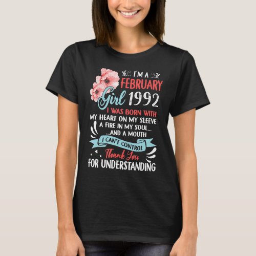 Awesome Since 1992 31st Birthday Im a February Gi T_Shirt