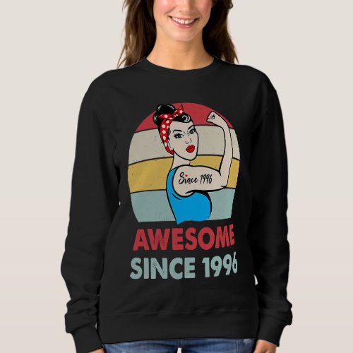 Awesome Since 1996 27 Year Old  27th Birthday Sweatshirt