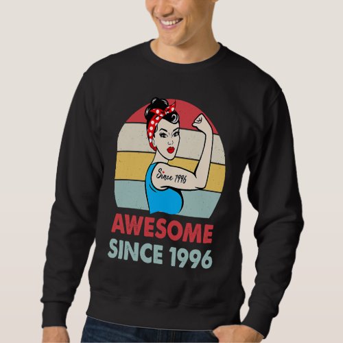 Awesome Since 1996 27 Year Old  27th Birthday Sweatshirt