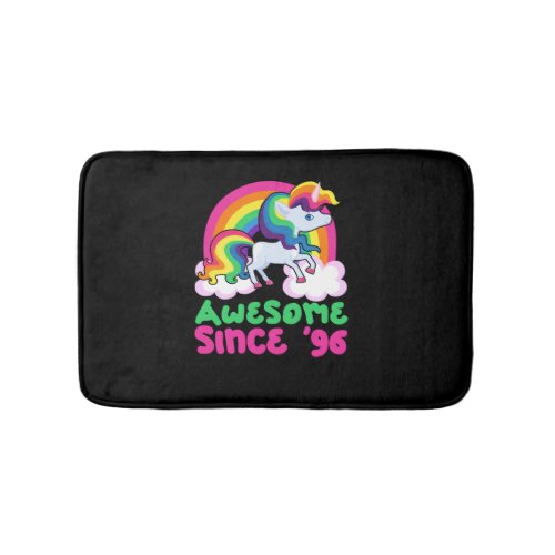 Awesome Since 1996 Unicorn  Bath Mat