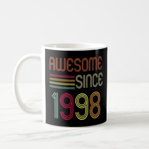 Awesome Since 1998 24th Birthday Retro  Coffee Mug