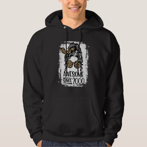Awesome Since 2000 Vintage 2000 23th Birthday 23 Y Hoodie