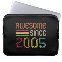 Awesome Since 2005 16th Birthday Laptop Sleeve