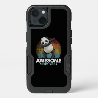 Awesome Since 2007 Dabbing Panda 13th Birthday iPhone 13 Case