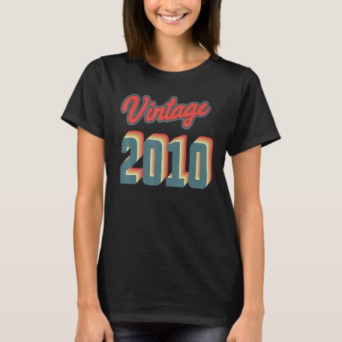 Awesome Since 2010 12th Birthday  12year Old 1 T_Shirt