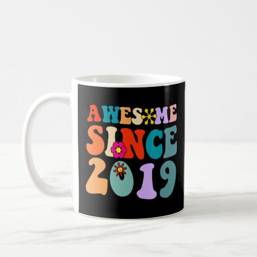 Awesome Since 2019 Cool Birthday Retro Vintage 70 Coffee Mug