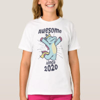 Awesome Since 2020 - Kids Birthday Unicorn
