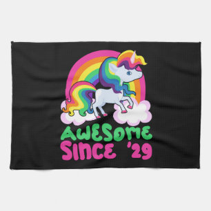 Awesome Since 2029 Unicorn Kitchen Towel