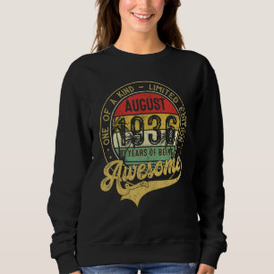 Awesome Since August 1936 One Of A Kind Sweatshirt