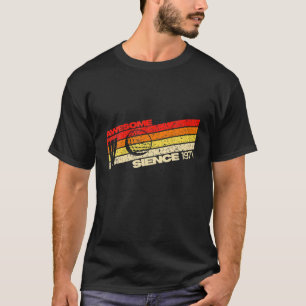 Awesome Since Best Of 1971 51Th Vintage Retro Golf T-Shirt
