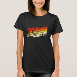 Awesome Since Best Of 1974 48th Vintage Retro Golf T-Shirt