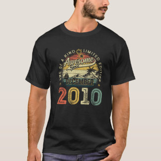 Awesome Since December 2010 15 Years Old 15th Birt T-Shirt