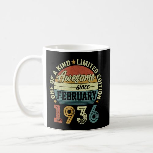 Awesome Since February 1936 87 87Th Coffee Mug