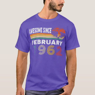 Awesome Since February 1962 T-Shirt