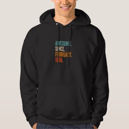 Awesome Since February 1996 27th Birthday Hoodie