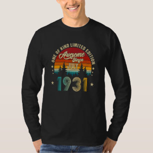 Awesome Since July 1931 91st Birthday 91 Years Ol T-Shirt
