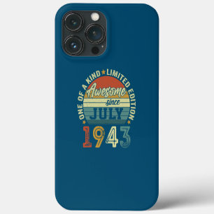 Awesome Since July 1943 79 Years Old 79th iPhone 13 Pro Max Case
